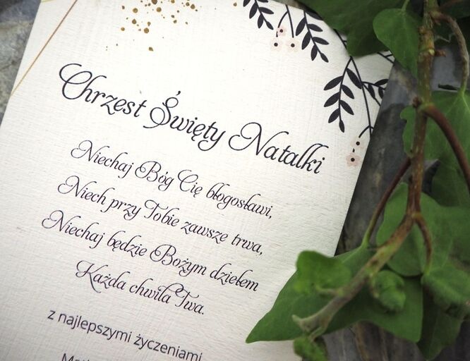 Drewniana kartka z życzeniami 10×14,5 cm – personalizowana | nadruk UV (pamiątka na lata) - obrazek 2
