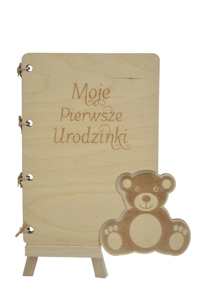 Drewniana Kartka z Życzeniami – Grawerowana Pamiątka na Każdą Okazję (Personalizacja)